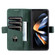 Samsung Galaxy Z Fold5 5G AZNS Magnetic Calf Texture Flip Leather Phone Case - Dark Green
