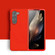 Samsung Galaxy Z Fold5 Silicone Skin Feel Folding Phone Case - Red