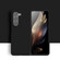 Samsung Galaxy Z Fold5 Silicone Skin Feel Folding Phone Case - Black