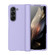 Samsung Galaxy Z Fold5 Skin Feel PC Phone Case with Hinge - Purple