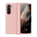 Samsung Galaxy Z Fold5 Skin Feel PC Phone Case with Hinge - Pink