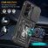Samsung Galaxy Z Fold5 5G Armor PC + TPU Camera Shield Phone Case - Black