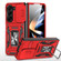 Samsung Galaxy Z Fold5 5G Armor PC + TPU Camera Shield Phone Case - Red