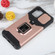 Moto G 5G 2023 Camera Shield Card Slot Phone Case with Ring Holder - Rose Gold