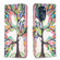 Moto G 5G 2023 Colored Drawing Pattern Leather Phone Case - Tree Life