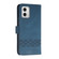 Moto G 5G 2023 Cubic Skin Feel Flip Leather Phone Case - Blue