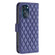 Moto G 5G 2023 Diamond Lattice Wallet Leather Flip Phone Case - Blue