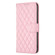 Moto G 5G 2023 Diamond Lattice Wallet Leather Flip Phone Case - Pink