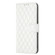 Moto G 5G 2023 Diamond Lattice Wallet Leather Flip Phone Case - White