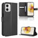 Moto G 5G 2023 Diamond Texture Leather Phone Case - Black
