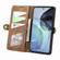 Moto G 5G 2023 Geometric Zipper Wallet Side Buckle Leather Phone Case - Brown