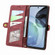 Moto G 5G 2023 Geometric Zipper Wallet Side Buckle Leather Phone Case - Red