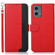 Moto G 5G 2023 KHAZNEH Litchi Texture Leather RFID Phone Case - Red