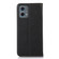Moto G 5G 2023 KHAZNEH Nappa Top Layer Cowhide Leather Phone Case - Black