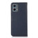 Moto G 5G 2023 KHAZNEH Nappa Top Layer Cowhide Leather Phone Case - Blue