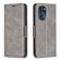 Moto G 5G 2023 Lambskin Texture Leather Phone Case - Grey