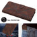 Moto G 5G 2023 Line Pattern Skin Feel Leather Phone Case - Coffee