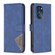 Moto G 5G 2023 Magnetic Buckle Rhombus Texture Leather Phone Case - Blue