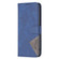 Moto G 5G 2023 Magnetic Buckle Rhombus Texture Leather Phone Case - Blue