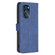 Moto G 5G 2023 Magnetic Buckle Rhombus Texture Leather Phone Case - Blue
