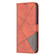 Moto G 5G 2023 Magnetic Buckle Rhombus Texture Leather Phone Case - Brown
