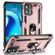 Moto G 5G 2023 Shockproof TPU + PC Phone Case with Holder - Rose Gold