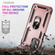 Moto G 5G 2023 Shockproof TPU + PC Phone Case with Holder - Rose Gold