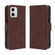 Moto G 5G 2023 Skin Feel Calf Texture Card Slots Leather Phone Case - Brown