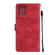 Moto G 5G 2023 Skin-feel Embossed Leather Phone Case - Red