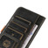 Moto G 5G 2023 Stitching Thread Calf Texture Leather Phone Case - Black