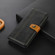 Moto G 5G 2023 Stitching Thread Calf Texture Leather Phone Case - Black
