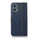 Moto G 5G 2023 Stitching Thread Calf Texture Leather Phone Case - Blue