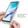 Moto G 5G 2023 Transparent Painted Phone Case - White Flower