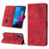 Moto G Play 2023 / G Power 2022 Skin-feel Embossed Leather Phone Case - Red