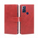 Moto G Play 2023 Calf Texture Buckle Flip Leather Phone Case - Red