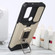 Moto G Play 2023 Camera Shield Card Slot Phone Case with Ring Holder - Gold