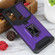 Moto G Play 2023 Camera Shield Card Slot Phone Case with Ring Holder - Purple