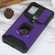 Moto G Play 2023 Camera Shield Card Slot Phone Case with Ring Holder - Purple