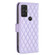 Moto G Play 2023 Diamond Lattice Wallet Leather Flip Phone Case - Purple