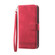 Moto G Play 2023 Dierfeng Dream Line TPU + PU Leather Phone Case - Red