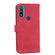 Moto G Play 2023 Dierfeng Dream Line TPU + PU Leather Phone Case - Red