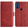 Moto G Play 2023 Dual-side Magnetic Buckle Horizontal Flip Leather Phone Case - Red