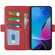 Moto G Play 2023 Dual-side Magnetic Buckle Horizontal Flip Leather Phone Case - Red