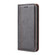 Moto G Play 2023 Grid Texture Magnetic Flip Leather Phone Case - Grey