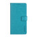 Moto G Play 2023 idewei Crazy Horse Texture Leather Phone Case with Holder - Sky Blue