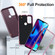 Moto G Play 2023 Life Waterproof Rugged PC + Silicone Phone Case - Purple+Pink