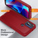 Moto G Play 2023 Life Waterproof Rugged PC + Silicone Phone Case - Red+Black