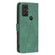 Moto G Play 2023 Magnetic Buckle Rhombus Texture Leather Phone Case - Green