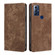 Moto G Play 2023 RFID Anti-theft Brush Magnetic Leather Phone Case - Brown