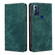 Moto G Play 2023 RFID Anti-theft Brush Magnetic Leather Phone Case - Green